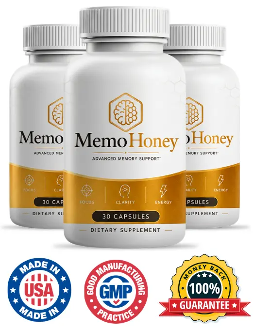 MemoHoney official supplement bottles