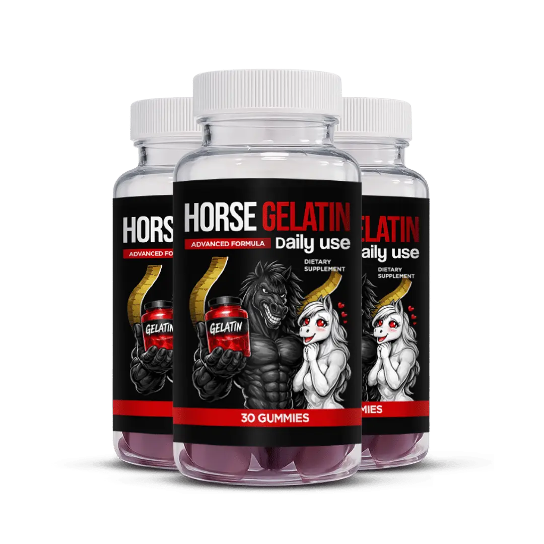 Horse Gelatin 3 bottle package