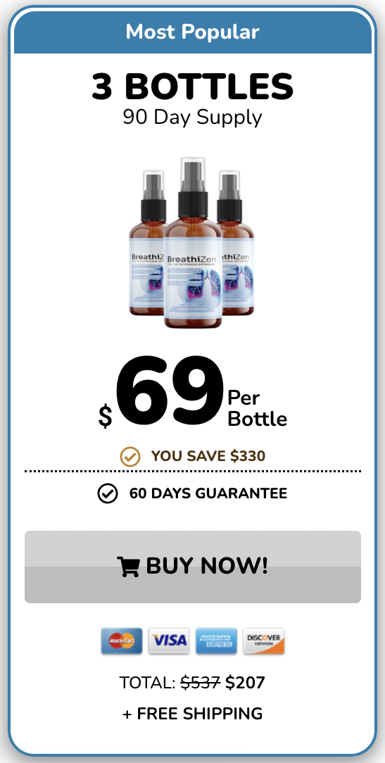 Breathizen three bottle package
