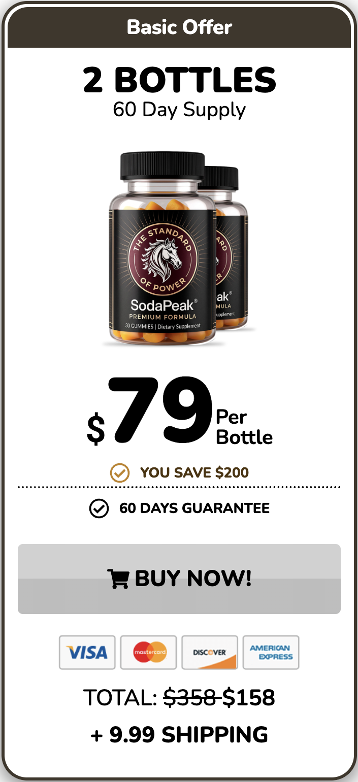 Soda Peak two bottle package